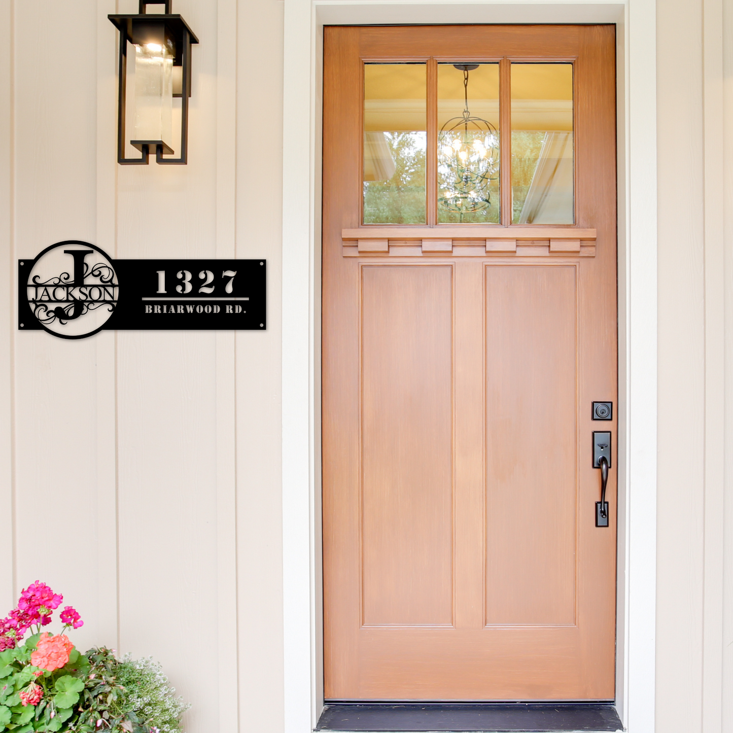 Monogram with Address