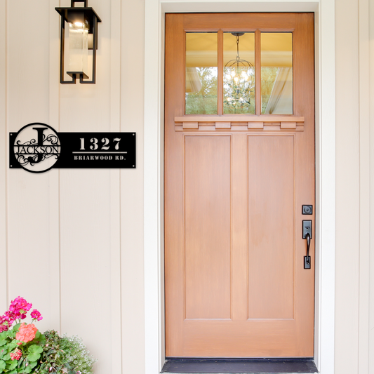 Monogram with Address